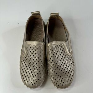 Ilse Jacobsen Girls Gold Tulip Shoes Size 32